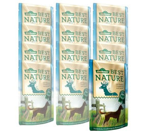 Dehner Best Nature Hundefutter Adult Wild und Nudeln ohne chemische Zusatzstoffe 12 x 150 g – Bild 1 von 3
