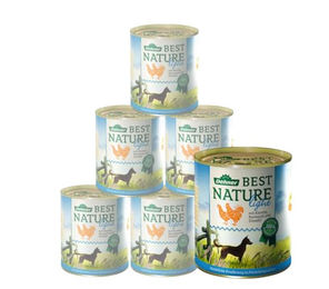 Dehner Best Nature Hundefutter Light Huhn zur Gewichtskontrolle ohne Farb- und Aromastoffe 2,4 kg Dose – Bild 1 von 6
