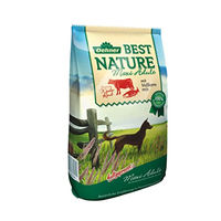 Produktbild von Dehner Best Nature Hundefutter Maxi Adult Trockenfutter getreidefrei für große Hunde Rind Lachs 12.5 kg