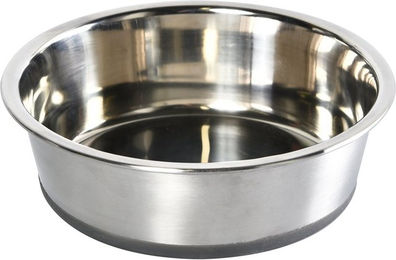 Produktbild von Dehner Futternapf aus Edelstahl in Silber für alle Altersstufen
