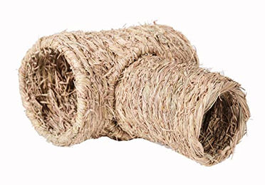 Dehner Grastunnel Abakus Knabberspielzeug für Kaninchen aus Naturgras 42 x 30 x 25 cm – Bild 1 von 2