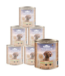 Dehner Hundefutter Nassfutter Sensitive Adult Zuckerfrei 800g Dose – Bild 1 von 2