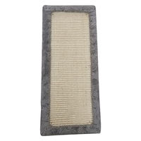 Produktbild von Dehner Katzen-Kratzbrett Border aus Sisal beige/grau 50 x 22 cm