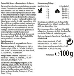Dehner Katzenfutter Gebirgssee Lachs und Forelle Nassfutter für adulte Katzen getreidefrei 16 x 100 g – Bild 1 von 3