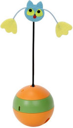 Dehner Katzenspielzeug Wobbler mit Laserpointer aus Kunststoff in Bunt, Ø 8,5 cm, Höhe 22,5 cm – Bild 1 von 2
