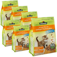 Produktbild von Dehner Kitten Trockenfutter Geflügel und Fisch mit Kroketten 2,4 kg
