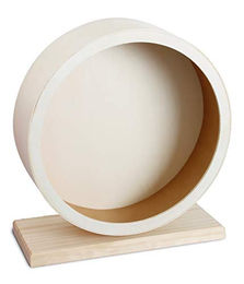 Dehner Kleintier Laufrad Motion aus Holz in Natur für Meerschweinchen und Chinchilla – Bild 1 von 3