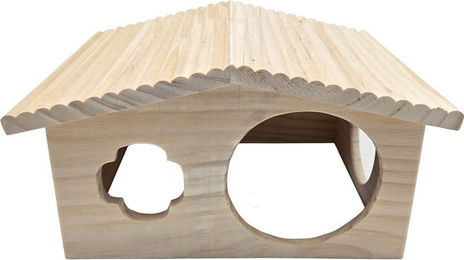 Dehner Kleintierhaus Forest aus FSC-zertifiziertem Holz für Hamster und Kleintiere 33 x 18 x 28 cm – Bild 1 von 1