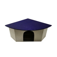 Produktbild von Dehner Kleintierhaus Lorry aus Holz für Kaninchen und Meerschweinchen 52 x 37 x 18 cm Blau
