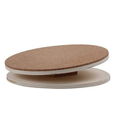 Dehner Korky Laufrad für Kleintiere aus Holz Ø 25 cm Natur – Bild 1 von 3