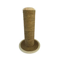 Produktbild von Dehner Kratzbaum Stamm Rumba für Katzen aus Seegras und Polyester Braun 64 x 40 x 40 cm
