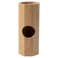 Produktbild von Dehner Lieblinge Bambustunnel für Nager wie Hamster und Mäuse braun beige Ø 8 cm Länge 19.7 cm