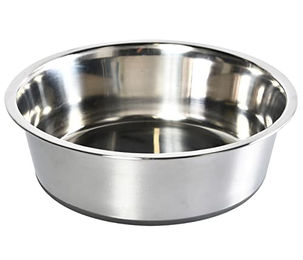 Produktbild von Dehner Lieblinge Futternapf für Hunde und Katzen aus Edelstahl Silber Ø 21,5 cm - 1650 ml