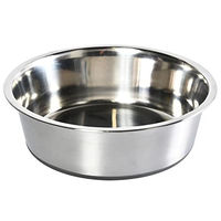 Produktbild von Dehner Lieblinge Futternapf für Hunde und Katzen aus Edelstahl Silber Ø 21,5 cm - 1650 ml