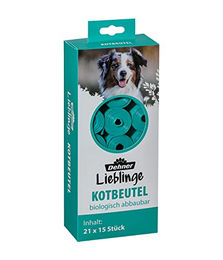 Dehner Lieblinge Hundekotbeutel biologisch abbaubar türkis 315 Stück - 315 Stk. – Bild 1 von 6