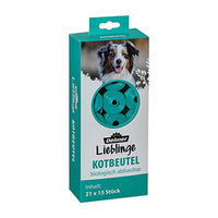 Produktbild von Dehner Lieblinge Hundekotbeutel biologisch abbaubar türkis 315 Stück - 315 Stk.