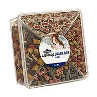 Produktbild von Dehner Lieblinge Hundesnack Snackbox Jumbo Zuckerfrei Belohnungssnack für ausgewachsene Hunde 1,2 kg