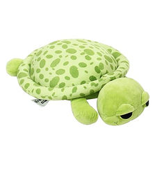 Dehner Lieblinge Hundespielzeug Turtle aus Plüsch mit Quietscher in Grün – Bild 1 von 1