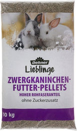 Dehner Lieblinge Kaninchenfutter Pellets ohne Zuckerzusatz und Konservierungsstoffe 10 kg – Bild 1 von 5