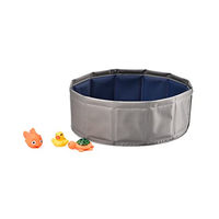 Produktbild von Dehner Lieblinge Katzenpool Water Games aus Kunststoff Ø 30 cm grau/blau