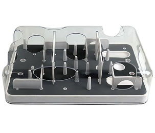 Dehner Lieblinge Katzenspielzeug Snack it Intelligenzspielzeug aus Kunststoff in Grau/Weiß - 1 Stk. – Bild 1 von 3