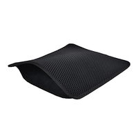 Produktbild von Dehner Lieblinge Katzentoiletten-Vorleger Magical aus Kunststoff Schwarz 60.5 x 51.5 cm