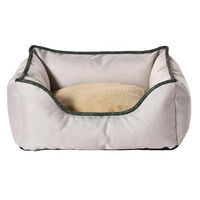 Produktbild von Dehner Lieblinge Kuschelbett Beanie Hundebett und Katzenbett aus recycelten Materialien XS Beige