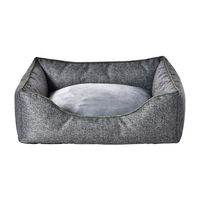 Produktbild von Dehner Lieblinge Kuschelbett Cleo Hundebett und Katzenbett aus recycelten Materialien Grau Größe XS - 1 Stk.