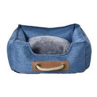 Produktbild von Dehner Lieblinge Kuschelbett Cyrus Hundebett und Katzenbett Größe S Blau