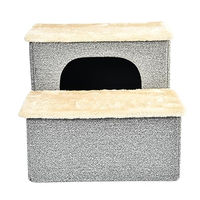 Produktbild von Dehner Lieblinge Kuschelhöhle aus Plüsch für kleine Tiere in Grau und Beige