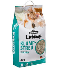 Dehner Lieblinge Natur Katzenstreu Klumpstreu Klassik aus 100% Naturton 20 l - 20 l – Bild 1 von 4