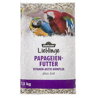 Produktbild von Dehner Lieblinge Papageien-Futter mit Vitamin-Aktiv-Komplex und Jod 7,5 kg