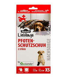 Dehner Lieblinge Pfotenschutzschuhe für Hunde XS Schwarz aus Neopren und Vinyl wasserdicht – Bild 1 von 2