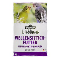 Produktbild von Dehner Lieblinge Wellensittich Hauptfutter mit Hirse und Saaten, 5 kg