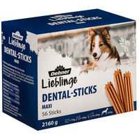 Produktbild von Dehner Lieblinge Zahnpflege-Snack Dental Sticks für große Hunde Adult zuckerfrei 2160 g