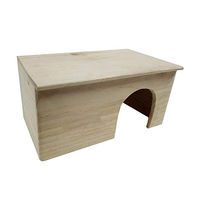 Produktbild von Dehner Nagerhaus Tantor aus Kiefernholz für Kaninchen und Meerschweinchen 39 x 23 x 20 cm Natur