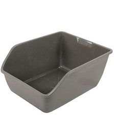 Dehner Nagertoilette für Kleintiere aus Kunststoff in Grau – Bild 1 von 4