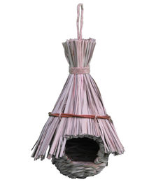 Dehner Natura Floki Wildvogel Nistbeutel aus Schilf Ø 16 cm Höhe 26 cm – Bild 1 von 3