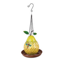 Produktbild von Dehner Natura Futtersäule für Wildvögel aus Metall in Gelb - 1 Stk.