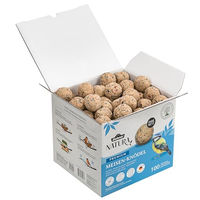 Produktbild von Dehner Natura Meisenknödel proteinreich Wildvogelfutter ohne Netz 100 x 90 g (9 kg)