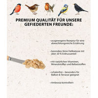 Produktbild von Dehner Natura Premium Erdnuss-Aufstrich Wildvogelfutter als energiereiches Ganzjahres-Ergänzungsfutter 2 kg