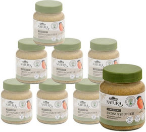 Dehner Natura Premium Erdnussbutter mit Mehlwürmern für Wildvögel 8 x 340 g – Bild 1 von 13