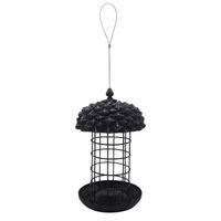 Produktbild von Dehner Natura Premium Futtersäule Louise Meisenknödelsäule aus Metall ca. 30 x 18 x 18 cm