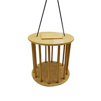 Produktbild von Dehner Natura Premium Heuraufe aus Holz für Kaninchen und Nager Ø 23 cm Höhe 23 cm Natur