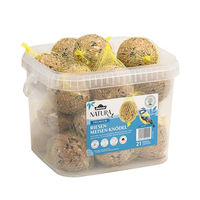 Produktbild von Dehner Natura Premium Riesen Meisenknödel für Wildvögel mit Netz 21 Stück à 250 g