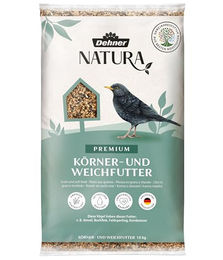 Dehner Natura Premium Wildvogel Futter Mischung aus Körner- und Weichfutter Ganzjährig 10 kg – Bild 1 von 7