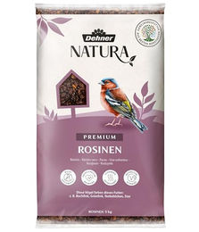 Dehner Natura Premium Wildvogel Futter Rosinen Delikatesse Ganzjähriges Hauptfutter 5 kg – Bild 1 von 13