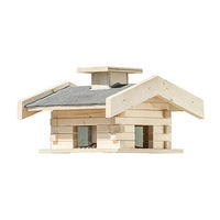 Produktbild von Dehner Natura Premium Wildvogel Futterhaus Emmi aus Holz in Beige ca. 46 x 44 x 30 cm