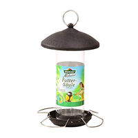Produktbild von Dehner Natura Premium Wildvogel Futtersäule aus Metall Schwarz 31 x 16 x 16 cm - 1 Stk.