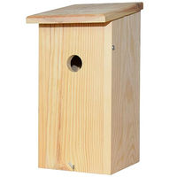 Produktbild von Dehner Natura Premium Wildvogel Nistkasten aus FSC-zertifiziertem Kiefernholz mit 32 mm Einflugloch in Natur